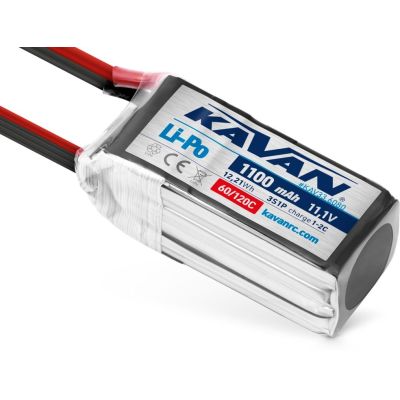 KAVAN - Li-Po 1100 mAh/11,1 V 60/120C, 12,21 Wh