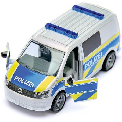SIKU Super - Volkswagen T6 policejní dodávka s motorkou 1:50
