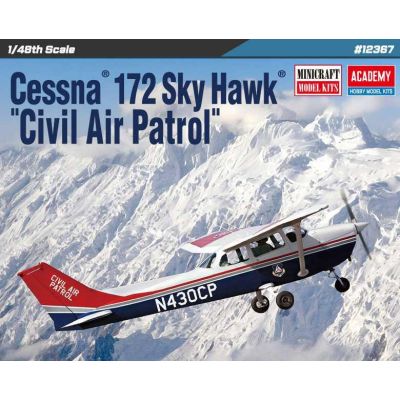 Model Kit letadlo 12367 - CESSNA 172 SKYHAWK CIVIL AIR PATROL (1:48)