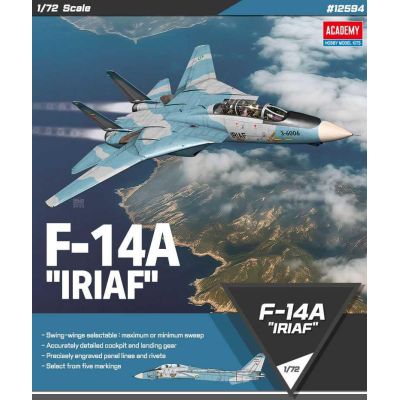 Model Kit letadlo 12594 - F-14A "IRIAF" (1:72)
