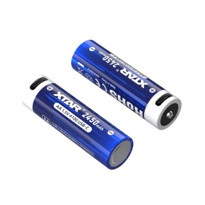 XTAR AA 1.5V 4100mWh lítium elem USB-C kábellel (4 db) | RCsvet