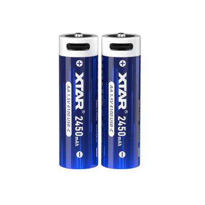 XTAR AA 1.5V 4100mWh lítium elem USB-C kábellel (4 db) | RCsvet