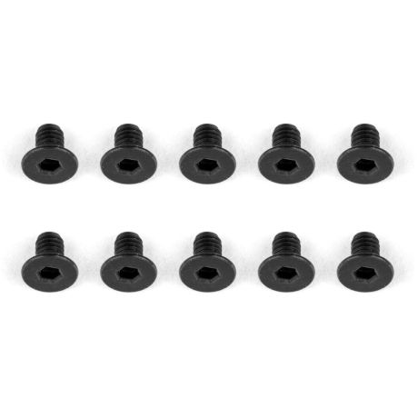 Imbusové šroubky M2,5 × 4 mm s plochou hlavou