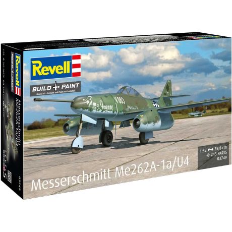 Plastic ModelKit letadlo 03749 - Messerschmitt Me262A-1a/U4 (1:32)