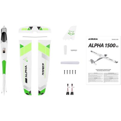 KAVAN Alpha V2 1500mm RTF - zelená