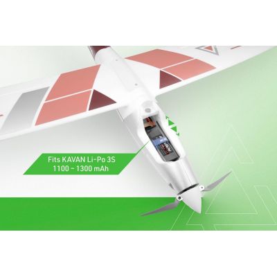 KAVAN Alpha V2 1500mm RTF - červená