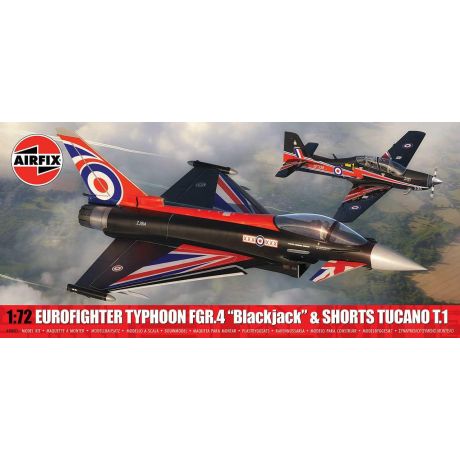 Classic Kit letadla A40003 - Eurofighter Typhoon FGR.4 (Blackjack) + Shorts Tucano T.1 (Twin Pack) (1:72)