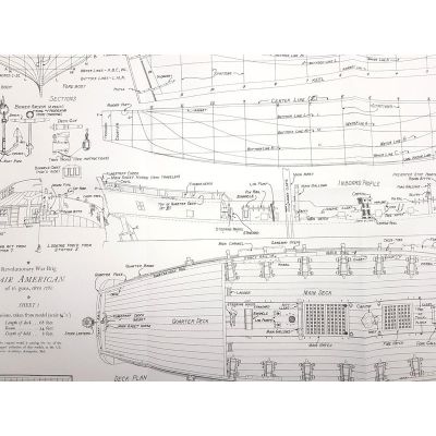 Model Shipways Fair American 1778 1:48 kit