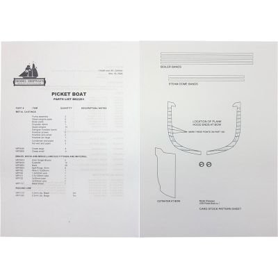 Model Shipways USN Picket Boat 1864 1:24 kit