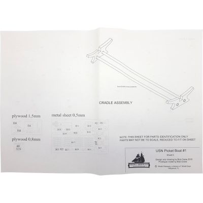 Model Shipways USN Picket Boat 1864 1:24 kit