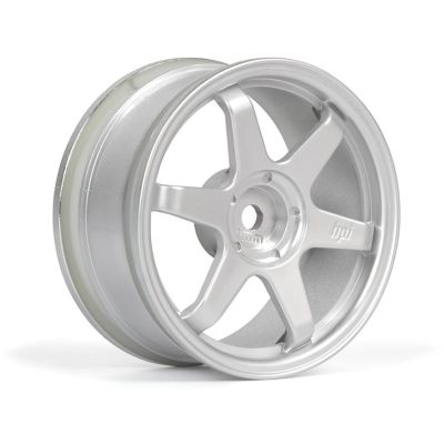 TE37 disky 26mm stříbrné (0mm offset) 2ks