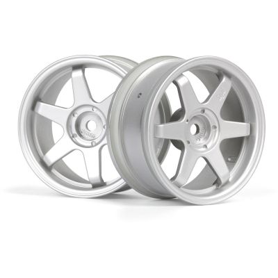 TE37 disky 26mm stříbrné (3mm offset) 2ks