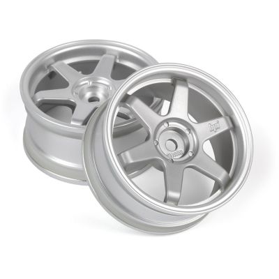 TE37 disky 26mm stříbrné (3mm offset) 2ks