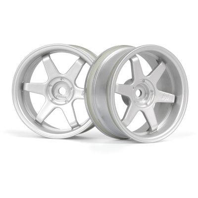 TE37 disky 26mm stříbrné (6mm offset) 2ks