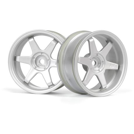 TE37 disky 26mm stříbrné (6mm offset) 2ks