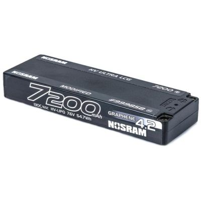 HV Ultra LCG Modified GRAPHENE-4.2 7200mAh Hardcase aku - 7.6V LiPo - 130C/65C