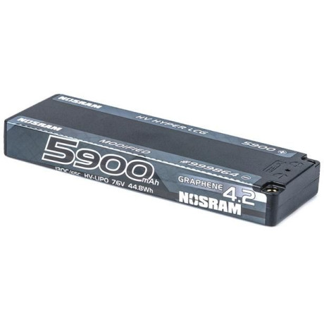HV Hyper LCG Modified GRAPHENE-4.2 5900mAh Hardcase aku - 7.6V LiPo - 130C/65C