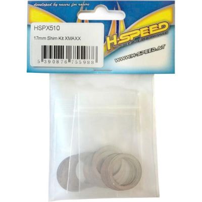 H-Speed distanční podložky 22x17mm (sada 3x10ks) (pro X-Maxx, X-Monster, XRT)