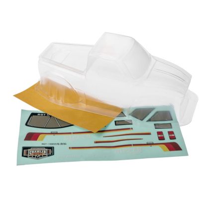 Polykarbonátová karoserie (čirá) + samolepky, 1 sada
