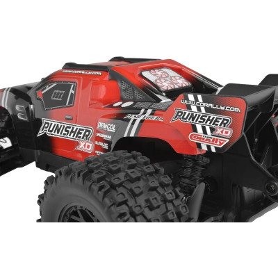 PUNISHER XD - RTR - Brushed 2S - Červená