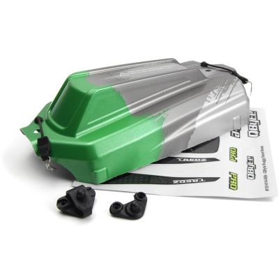 QByte XB 1/12 buggy festett karosszéria - zöld