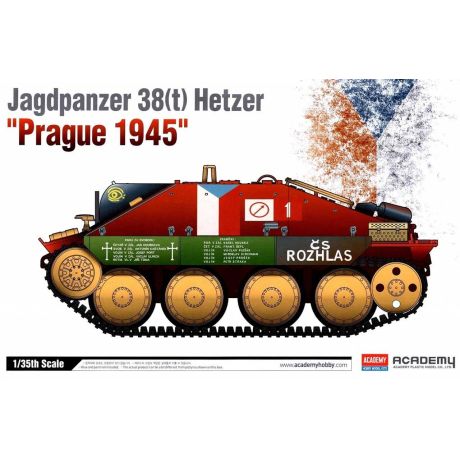 Model Kit military 13277 - HETZER "PRAGUE 1945" (1:35)