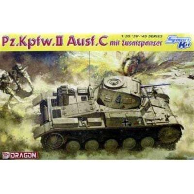 Model Kit tank 6432 - Pz.Kpfw.II Ausf.C w/ZUSATZPANZER (SMART KIT) (1:35)