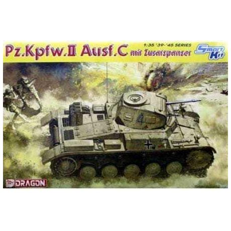 Model Kit tank 6432 - Pz.Kpfw.II Ausf.C w/ZUSATZPANZER (SMART KIT) (1:35)