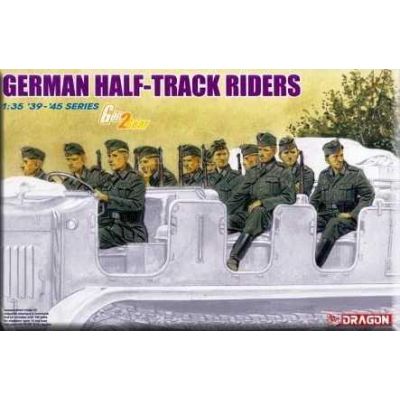 Model Kit figurky 6671 - GERMAN HALF-TRACK RIDERS (1:35)