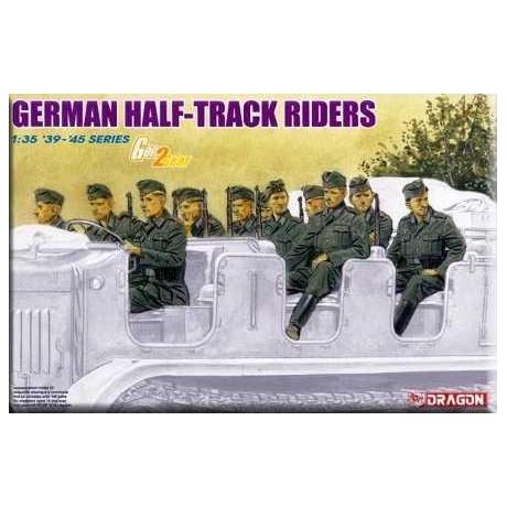 Model Kit figurky 6671 - GERMAN HALF-TRACK RIDERS (1:35)