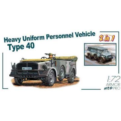 Model Kit military 7379 - HEAVY PERSONNEL VEHICLE TYPE 40 (1:72)