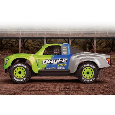 QByte SC Pro 1/12 SC Truck – fluorescenční zelený