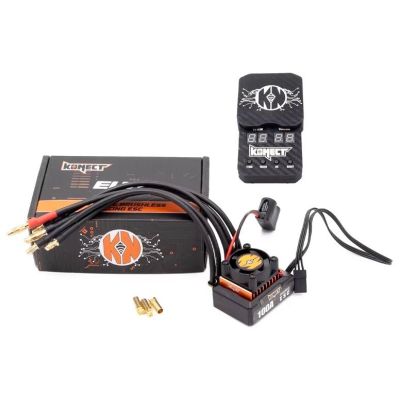 1/10 Konect Elite senzorový 100A 2S závodní regulátor s programovací kartou