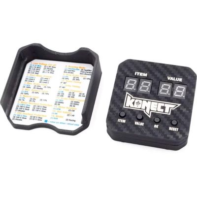 1/10 Konect Elite senzorový 100A 2S závodní regulátor s programovací kartou