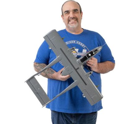 E-flite OV-10 Bronco 0.65m AS3X SAFE Select BNF Basic