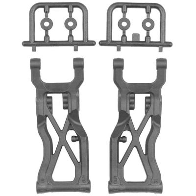 RC10B7 FT Zadní ramena zavěšení V2, 81mm, karbon