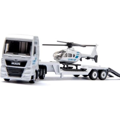 SIKU Super - policení tahač MAN s vrtulníkem 1:87