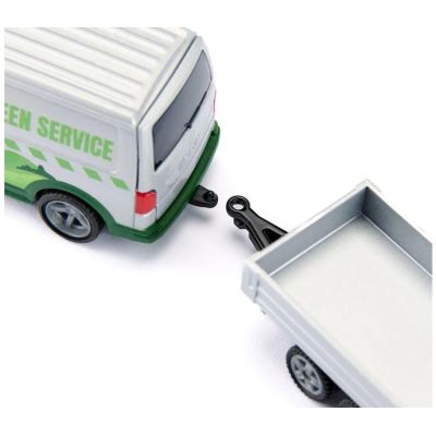 SIKU Super - Volkswagen T6 se zahradním traktorem 1:50