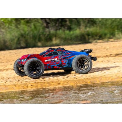 Traxxas Rustler 4x4 1:10 VX3 RTR fialový