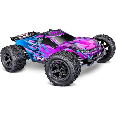Traxxas Rustler 4x4 1:10 VX3 RTR fialový