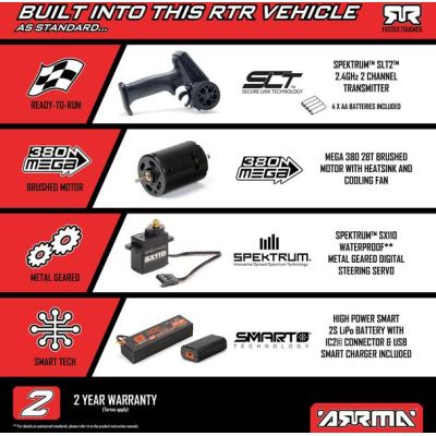 Arrma Gorgon Grom 1:16 4WD Smart RTR Freedom Flyer