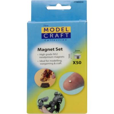 Modelcraft neodymové magnety (sada 50ks)