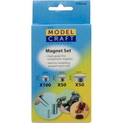 Modelcraft neodymové magnety (sada 200ks)