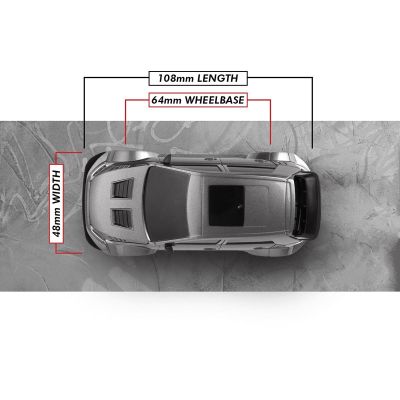 Myte R 1/43 závodní auto – šedé