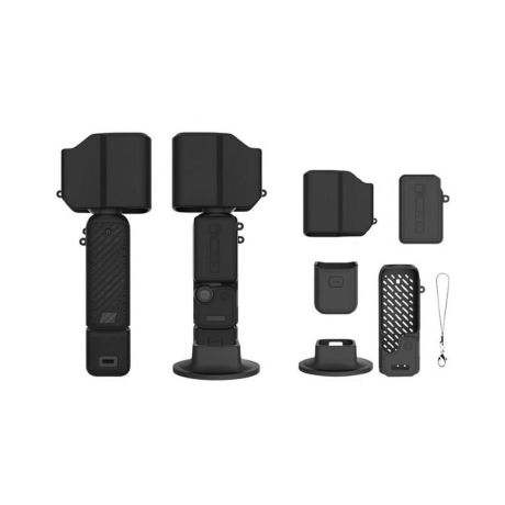 DJI Osmo - Sada silikonových chráničů se stojánkem pro DJI Osmo Pocket 4P (Black)