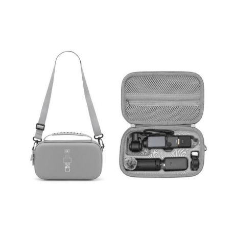 DJI Osmo - Šedé nylonové pouzdro s ramenním popruhem pro DJI Osmo Pocket 4P