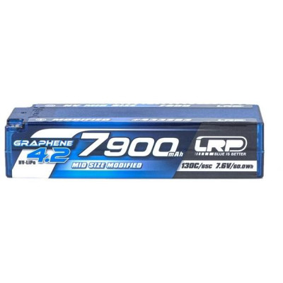 HV Mid Size Modified GRAPHENE-4.2 7900mAh Hardcase aku - 7.6V LiPo - 130C/65C