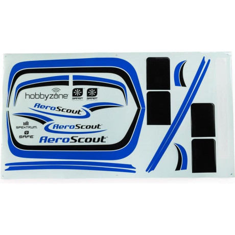 Hobbyzone kék matricák: Aeroscout 1,1m