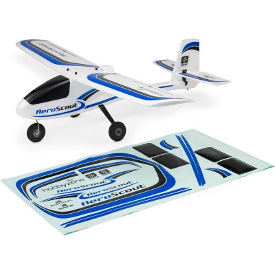 Hobbyzone samolepky modré: Aeroscout 1.1m