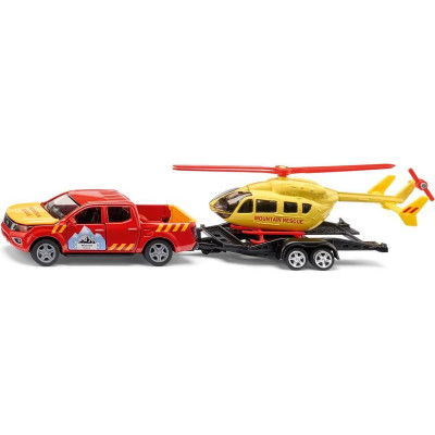 SIKU Super - Nissan Navara helikopterrel
